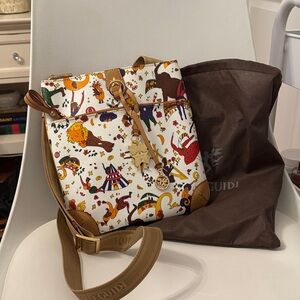 Piero Guidi Multicolor Fantasy Crossbody Bag